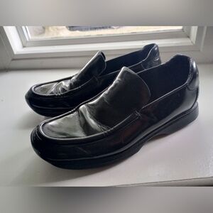 Authentic GUCCI Mens Loafers Black 7D